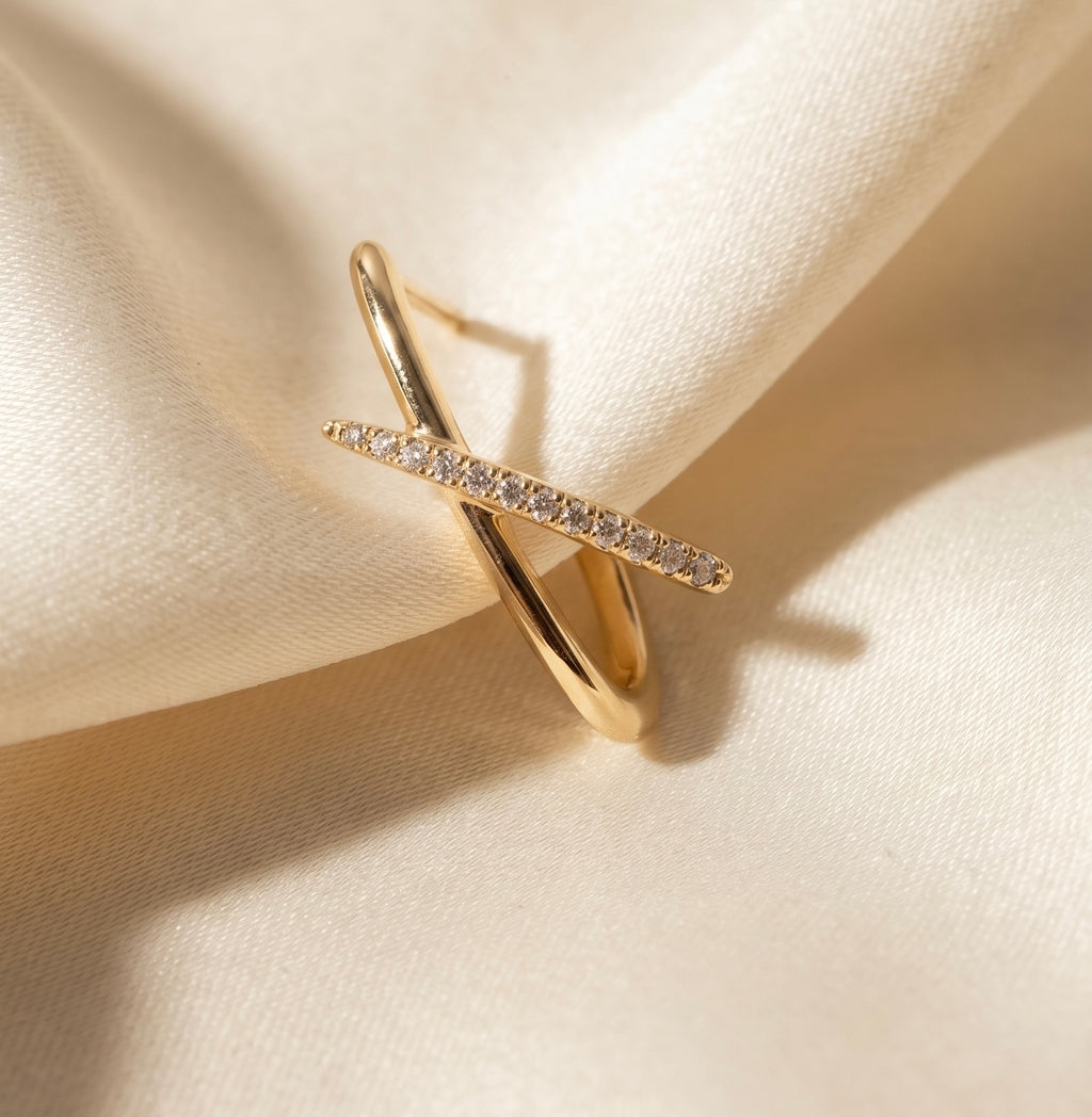 Gold Earrings 14k Gold Plated