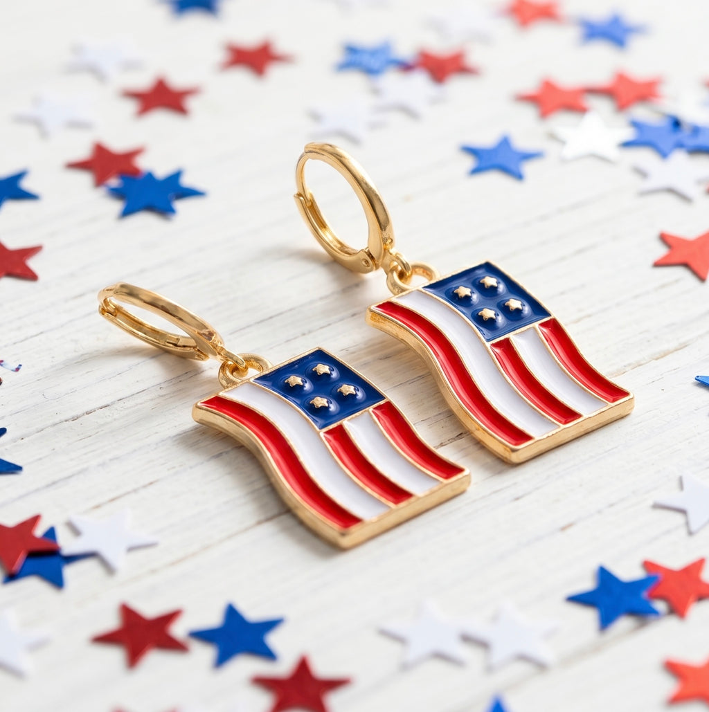 4th Of July America 250 Earrings