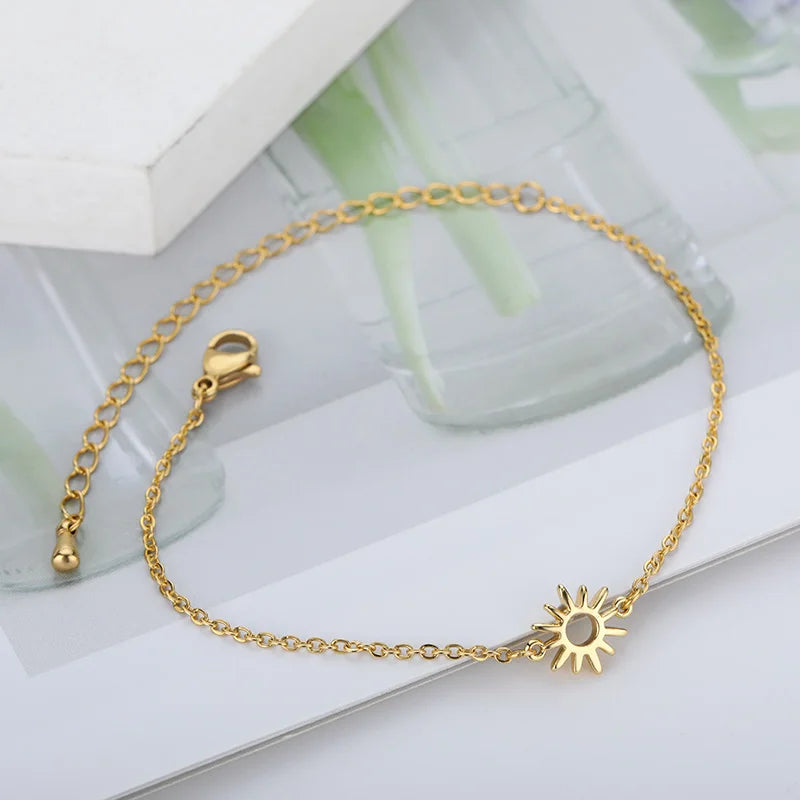 Stainless Steel Bracelets And Anklets With Pendant