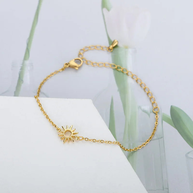 Stainless Steel Bracelets And Anklets With Pendant