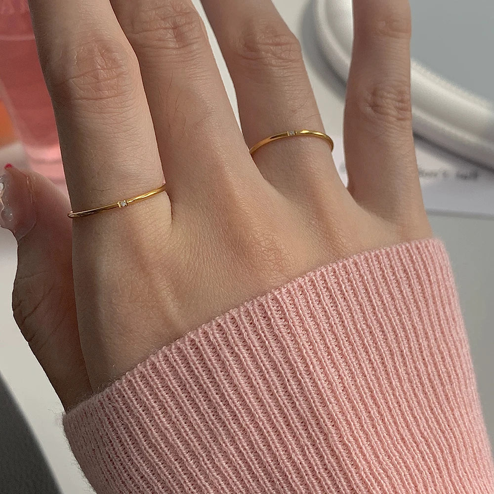 18k Gold Plated Gold Rings for Women