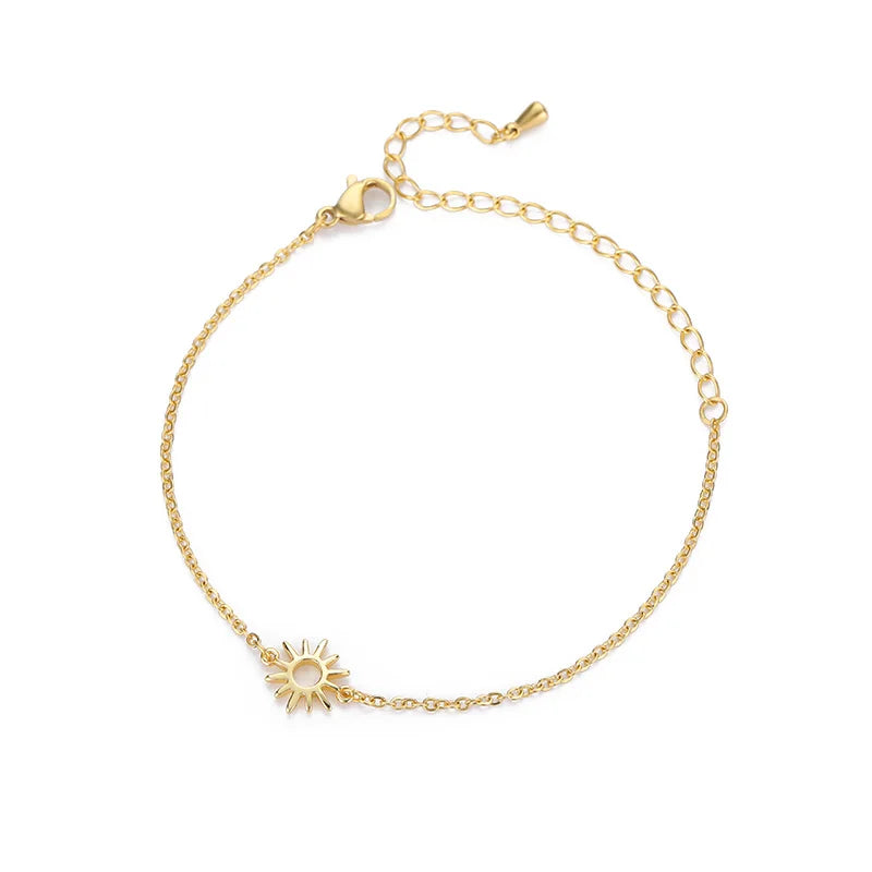 Stainless Steel Bracelets And Anklets With Pendant