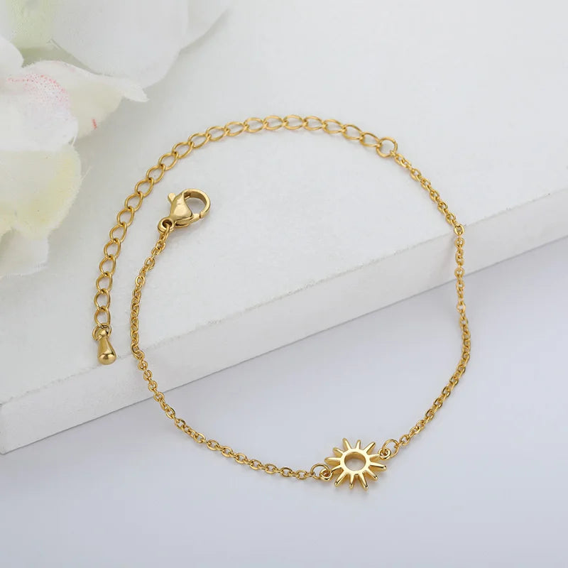 Stainless Steel Bracelets And Anklets With Pendant