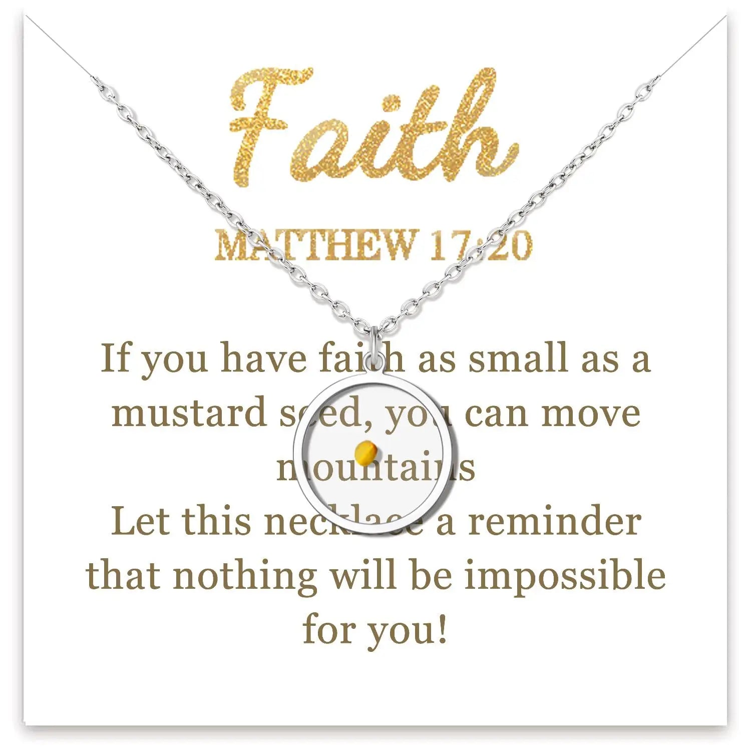 Mustard Seed Faith Necklace