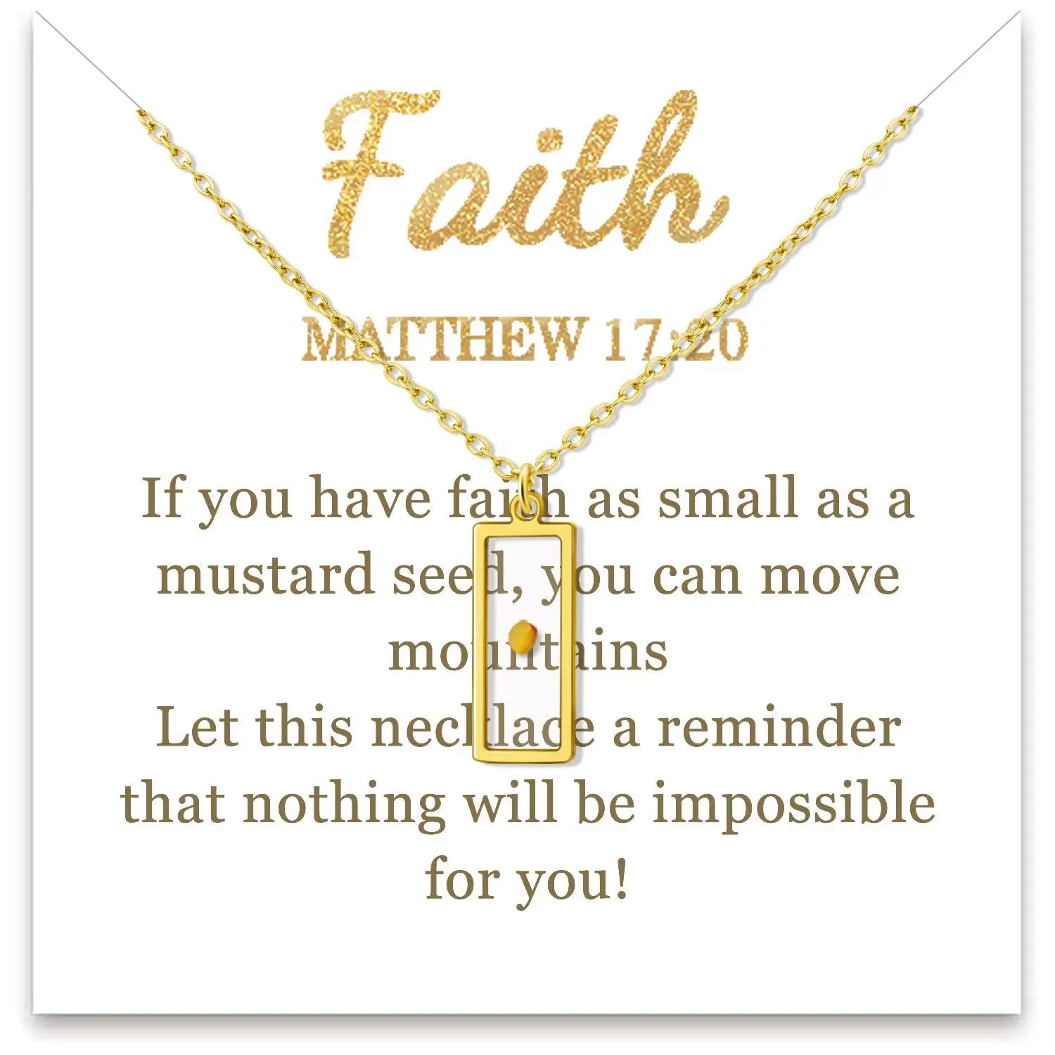 Mustard Seed Faith Necklace