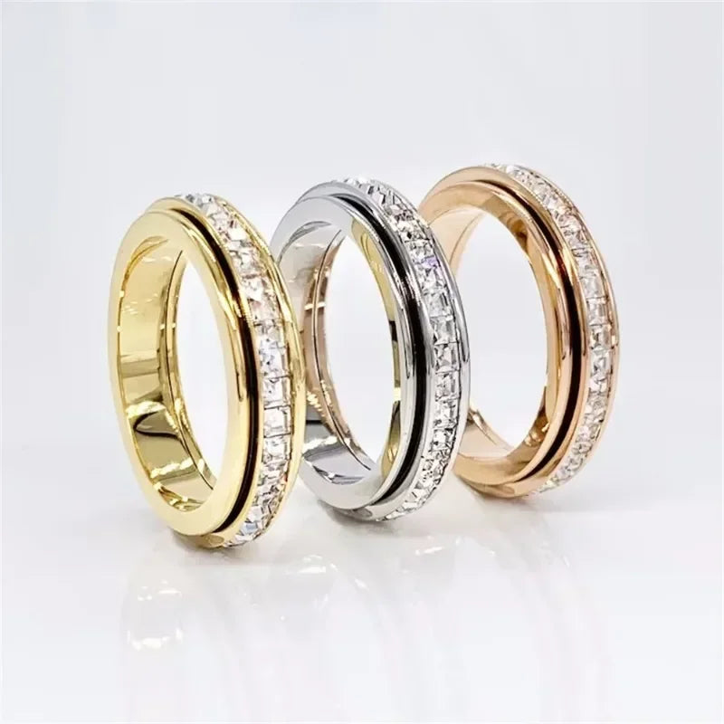 Women's Turnable Anxiety Relief Ring
