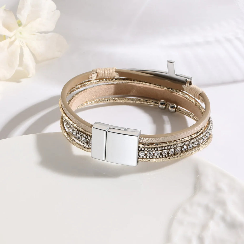 Vintage Cross Bracelet For Men and Women