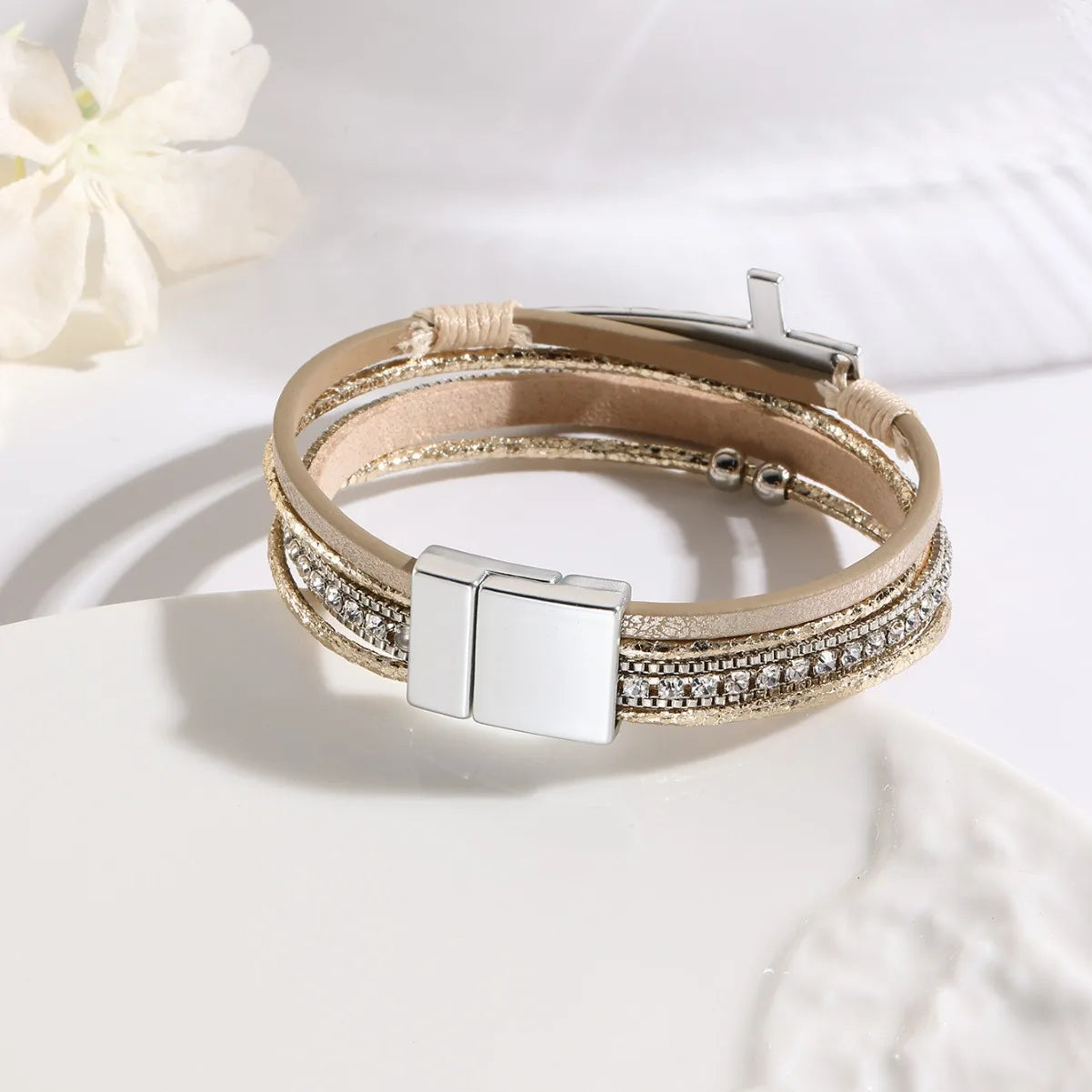 Vintage Cross Bracelet For Men and Women