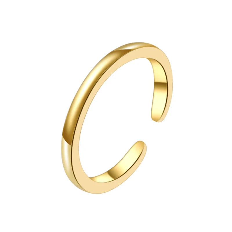3 Pcs of 18K Gold Plated Toe Ring