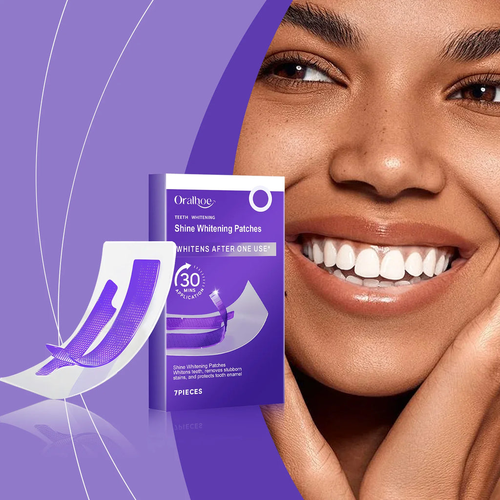 7 Pc Purple Teeth Whitening Strips