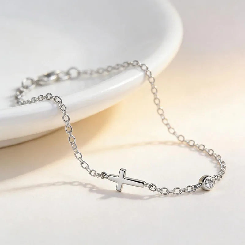 Cross Anklet