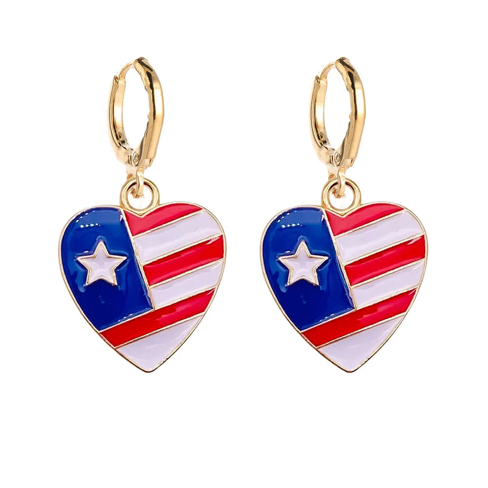 4th Of July America 250 Earrings