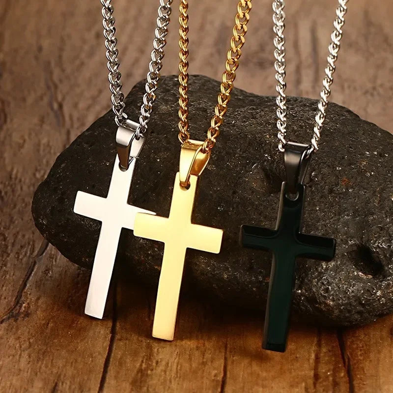 Men’s Classic Cross Pendant Necklace