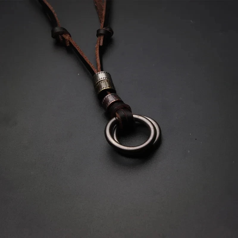 Men’s Necklace With Roman Numeral Pendant