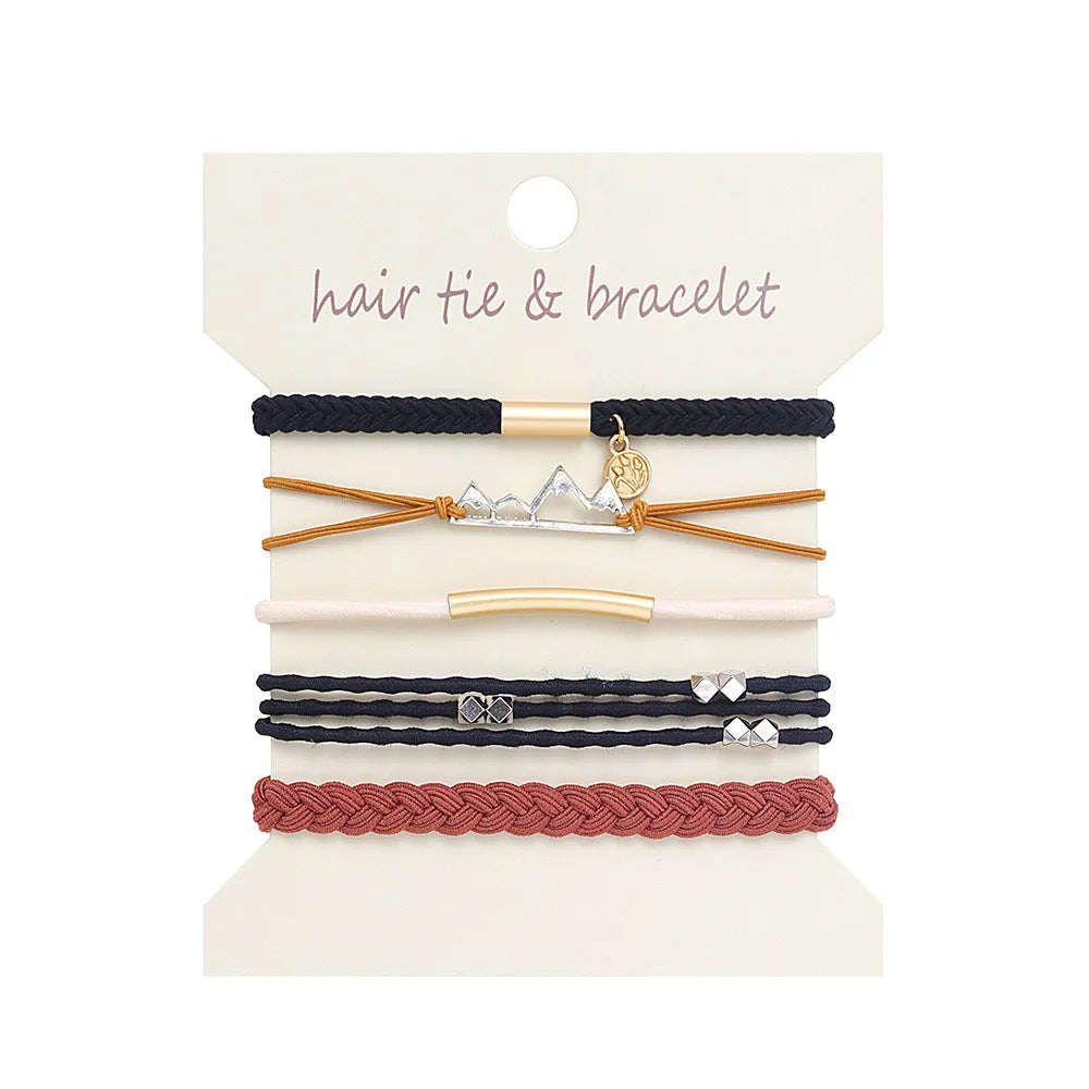 5 Pc Metallic Bohemian Style Bands