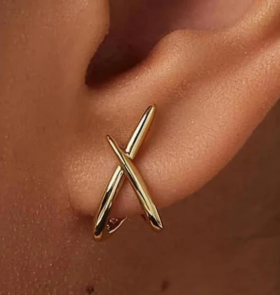 Gold Earrings 14k Gold Plated