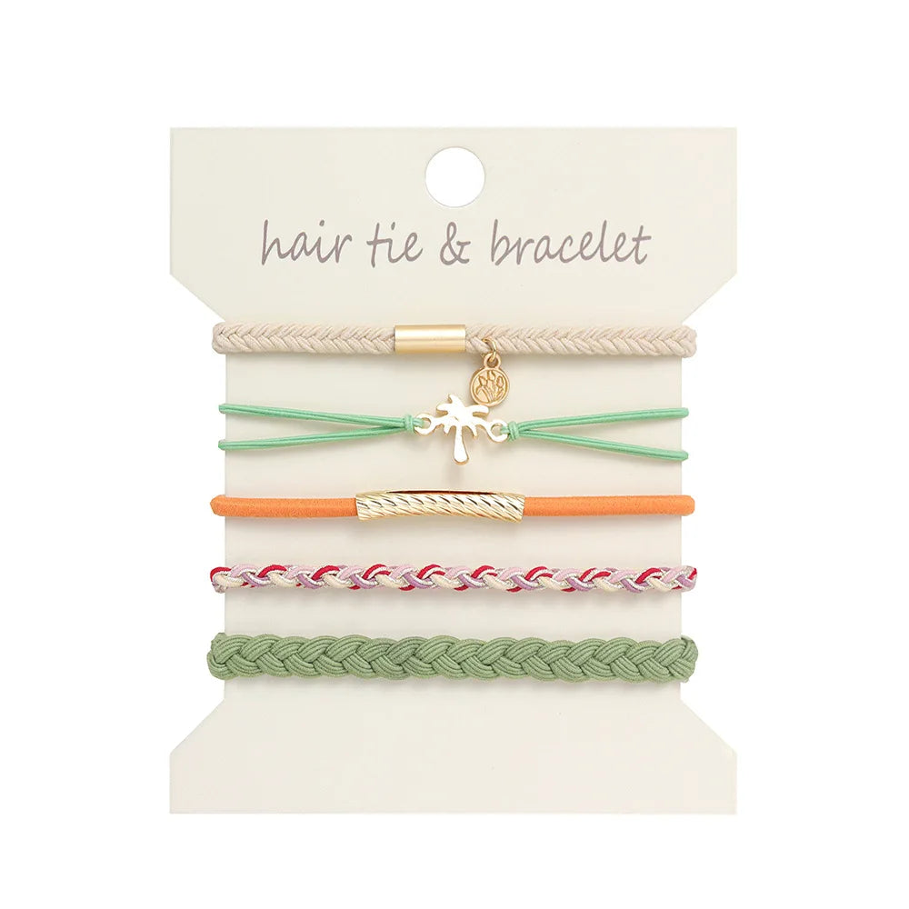 5 Pc Metallic Bohemian Style Bands