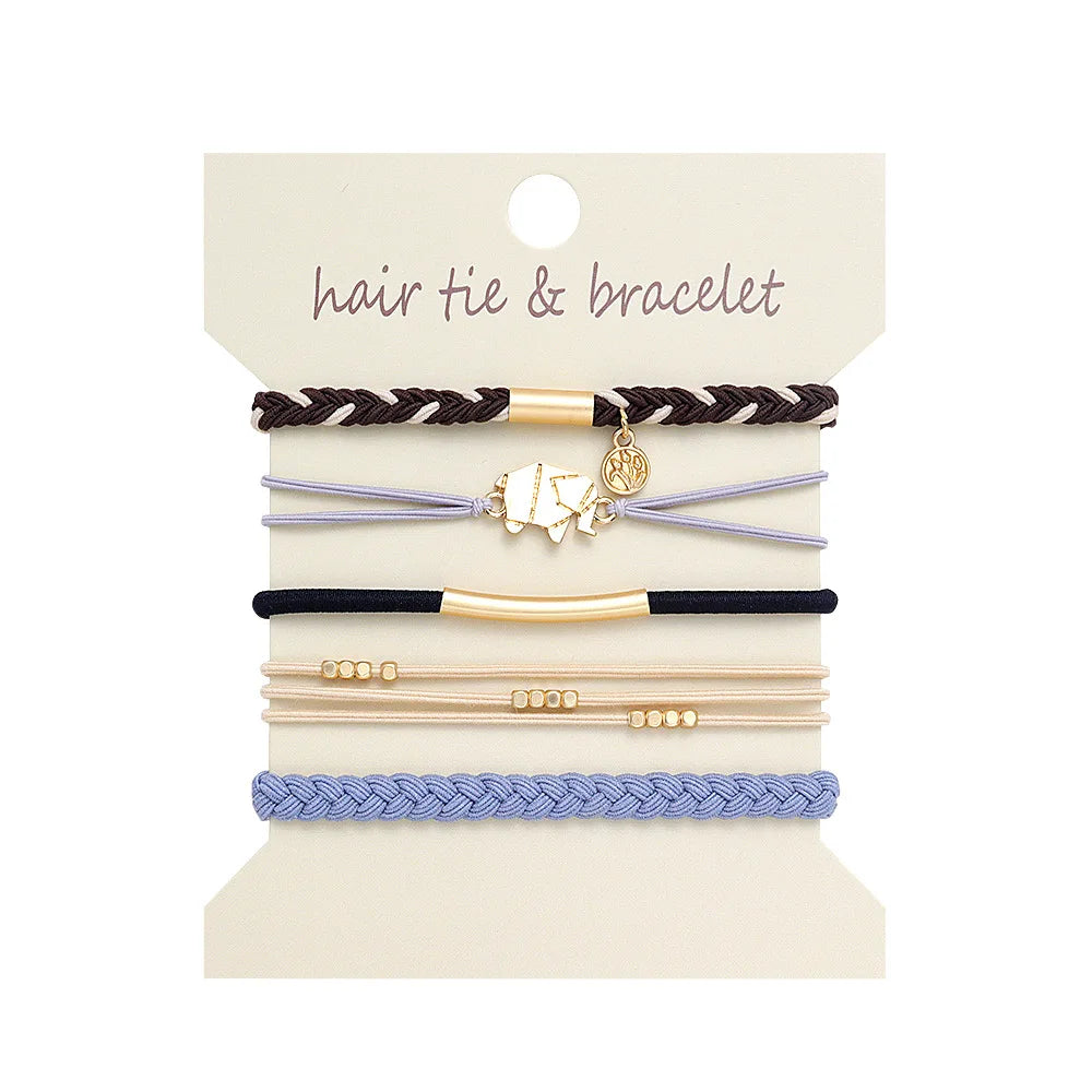5 Pc Metallic Bohemian Style Bands