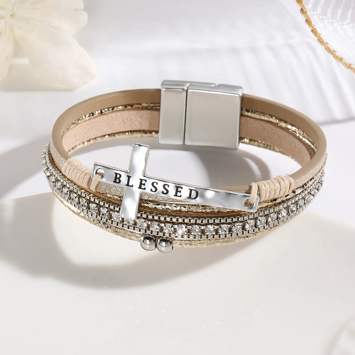 Vintage Cross Bracelet For Men and Women