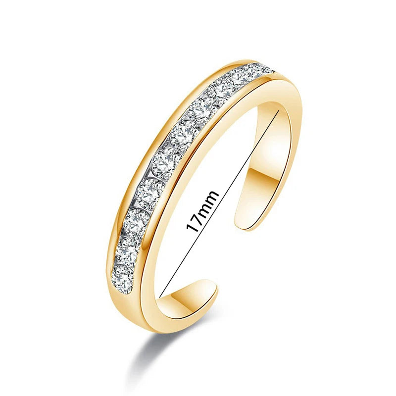 3 Pcs of 18K Gold Plated Toe Ring