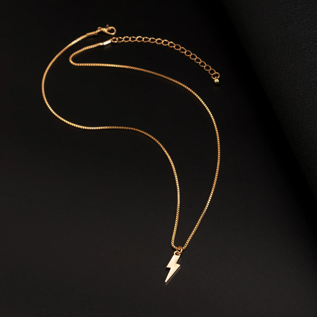Lightning Pendant Chain For Men
