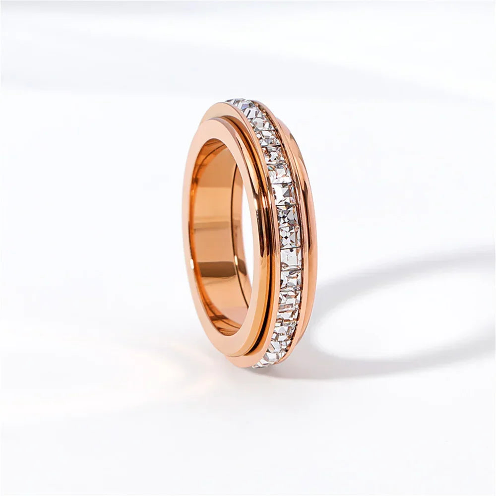 Women's Turnable Anxiety Relief Ring