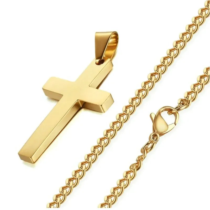 Men’s Classic Cross Pendant Necklace