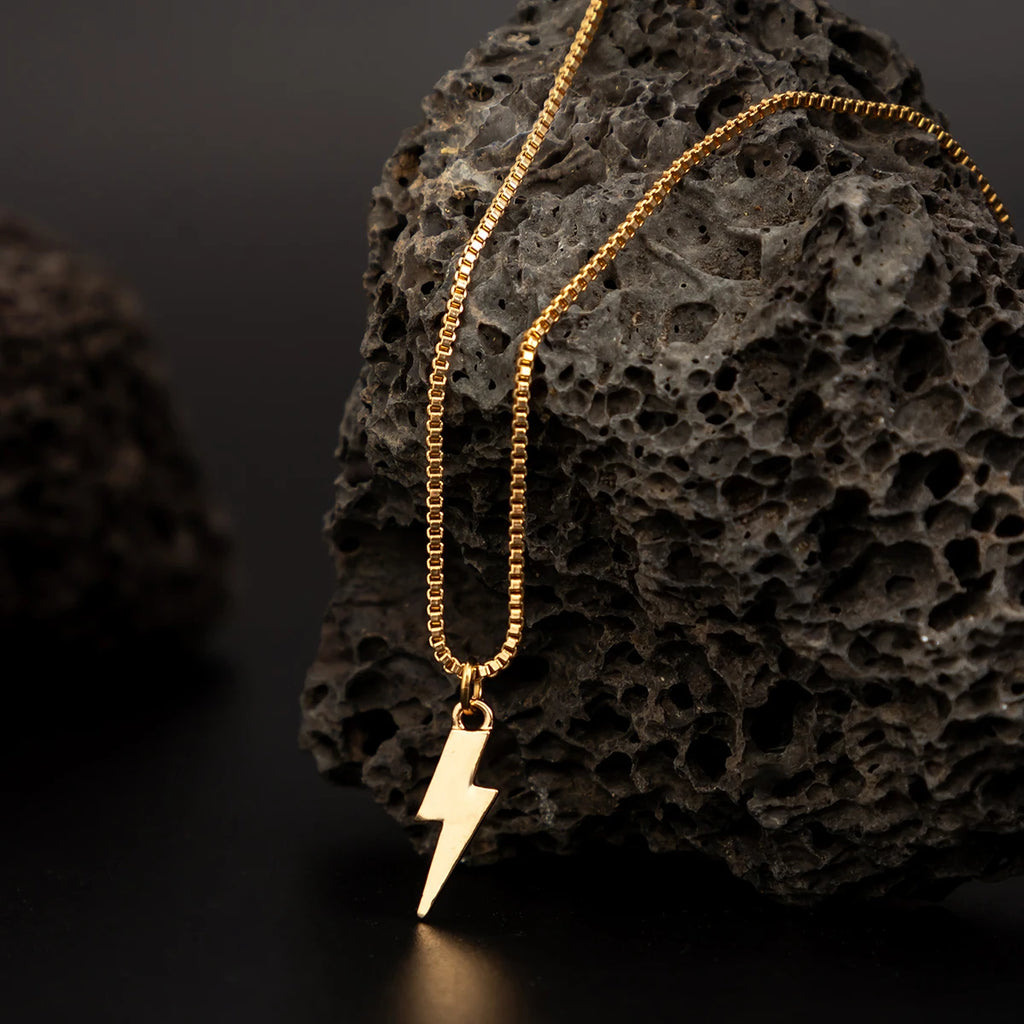Lightning Pendant Chain For Men