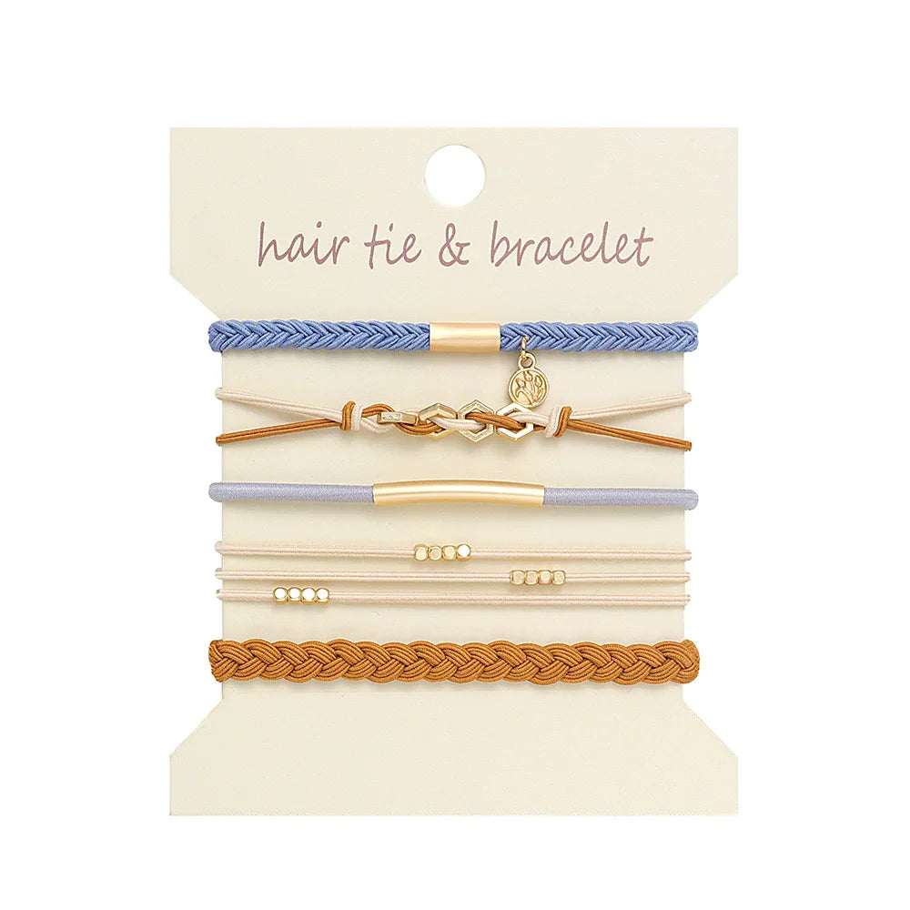 5 Pc Metallic Bohemian Style Bands