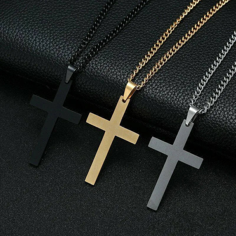 Men’s Classic Cross Pendant Necklace