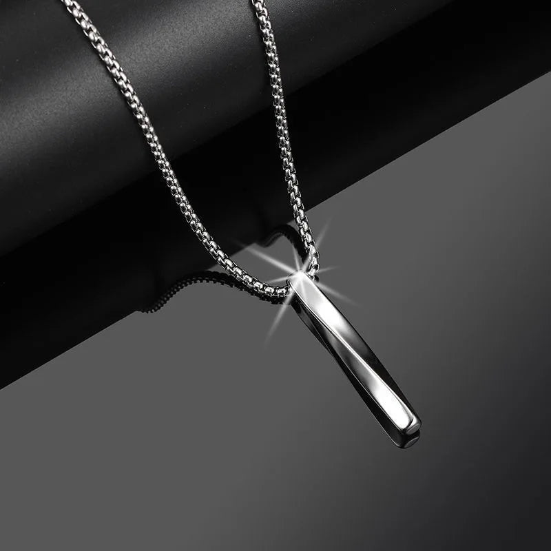 Men’s Spiral Pendant Necklace