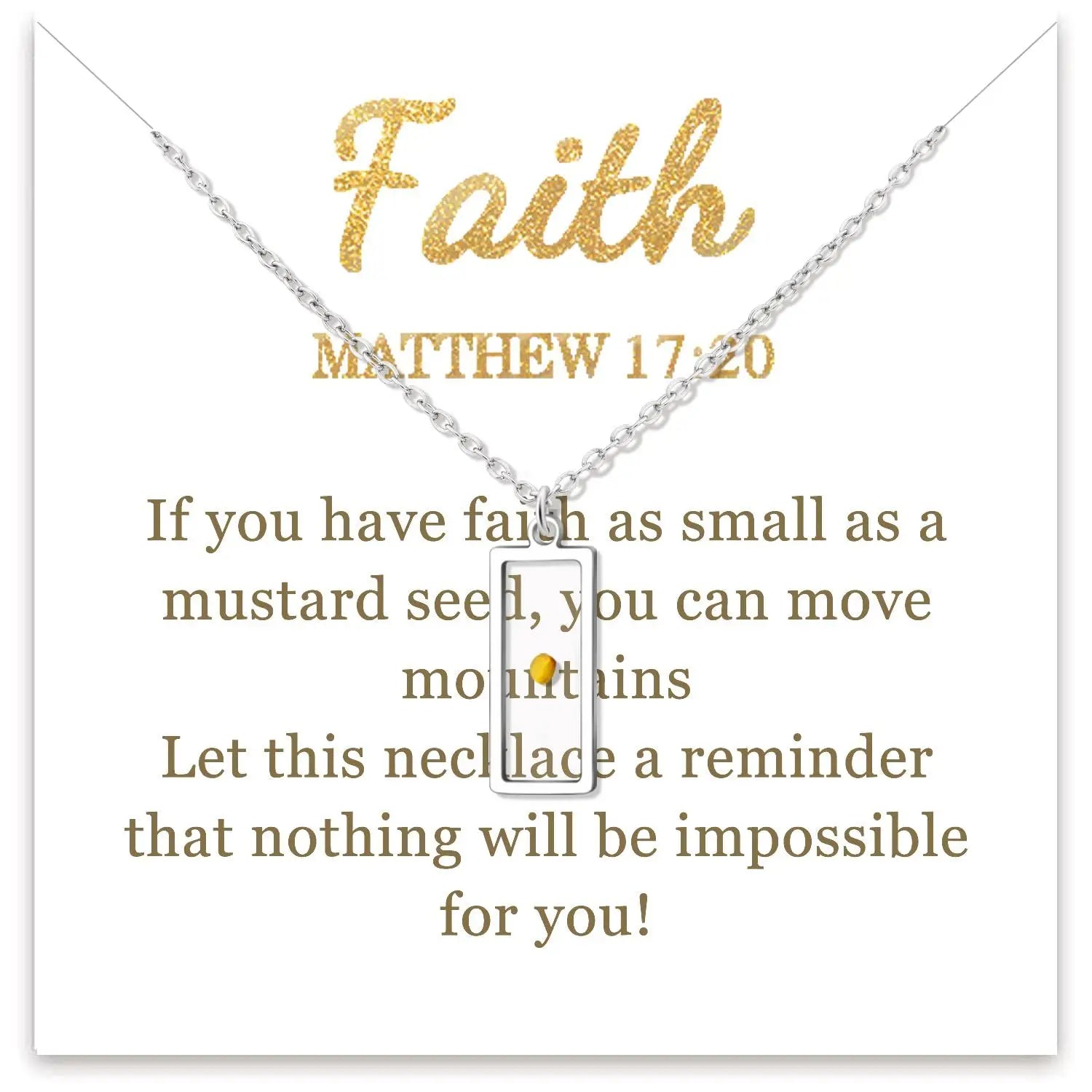 Mustard Seed Faith Necklace
