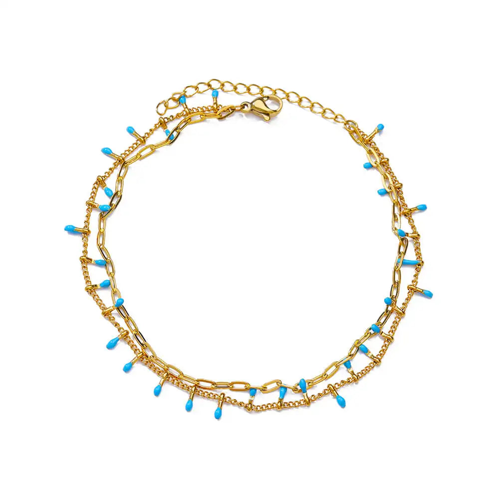 Stainless Steel Bracelets And Anklets With Pendant