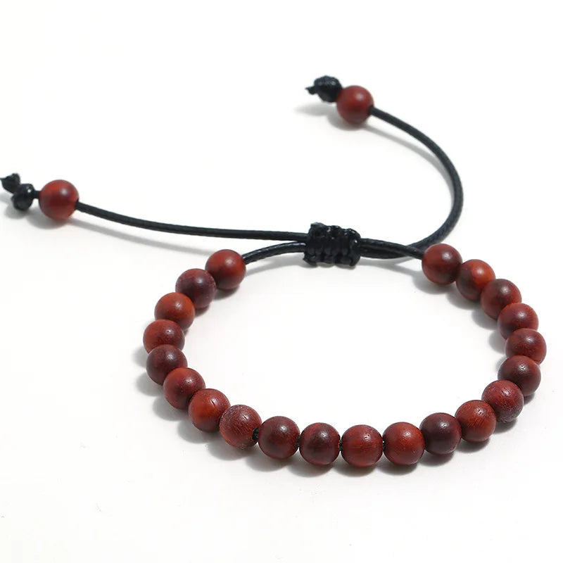 Natural Wood Beads Bracelet