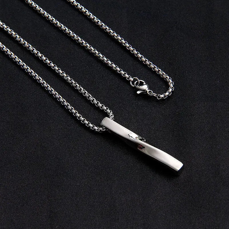 Men’s Spiral Pendant Necklace