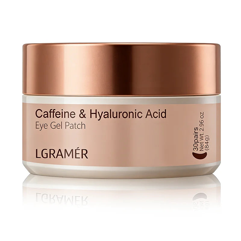 A Box of 60 Caffeine Nicotinamide Radiant Firming Eye Masks