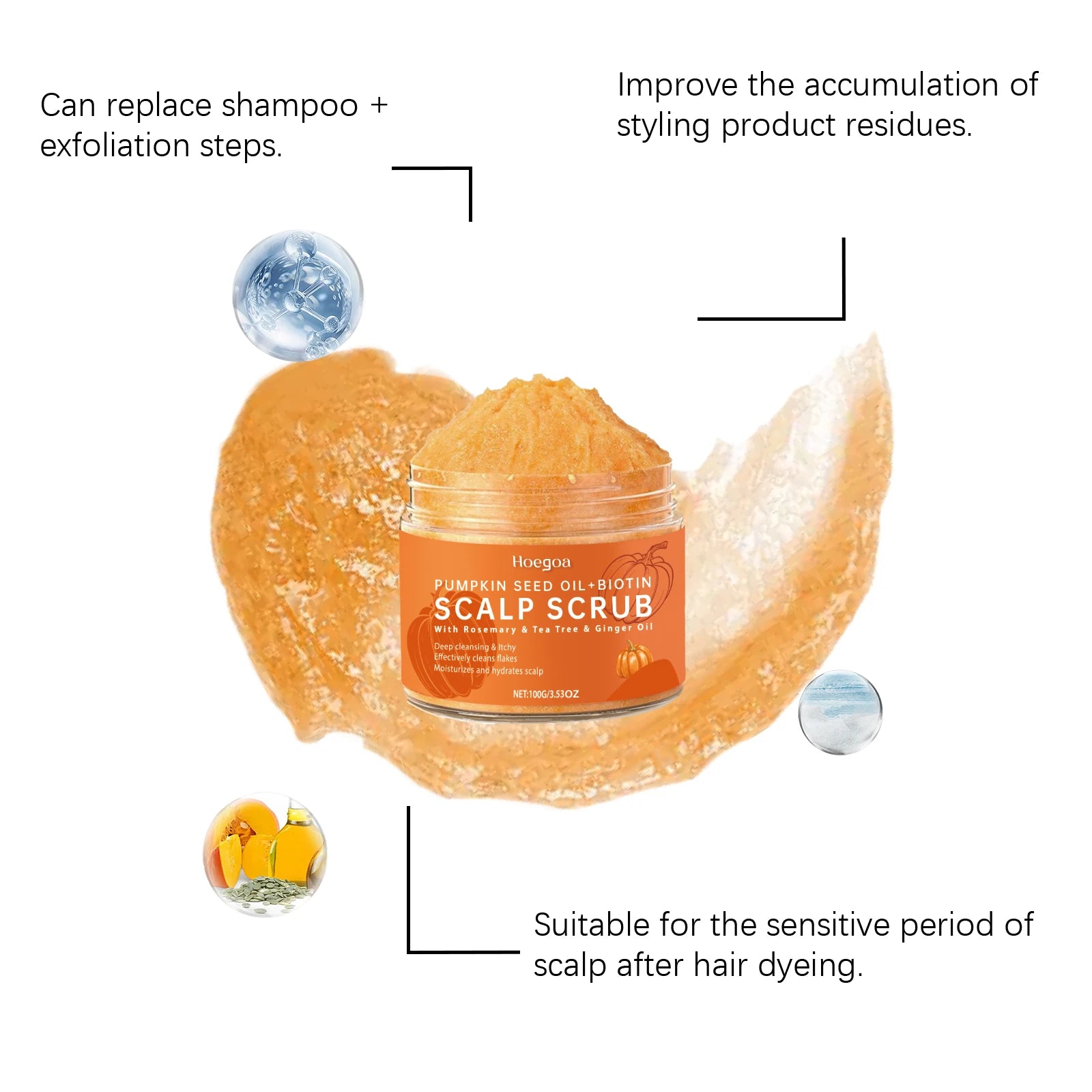 Pumpkin seeds Scalp Scrub