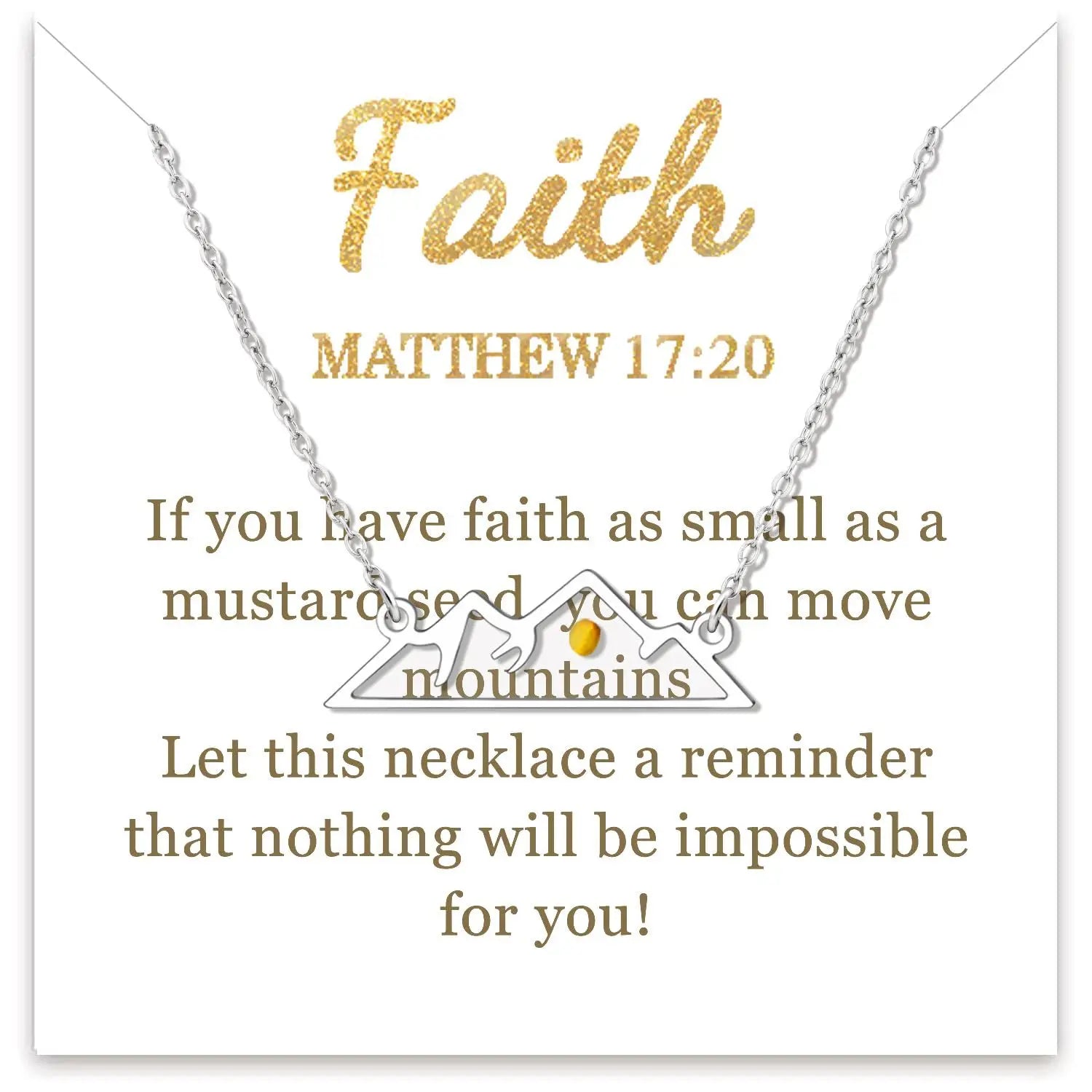 Mustard Seed Faith Necklace