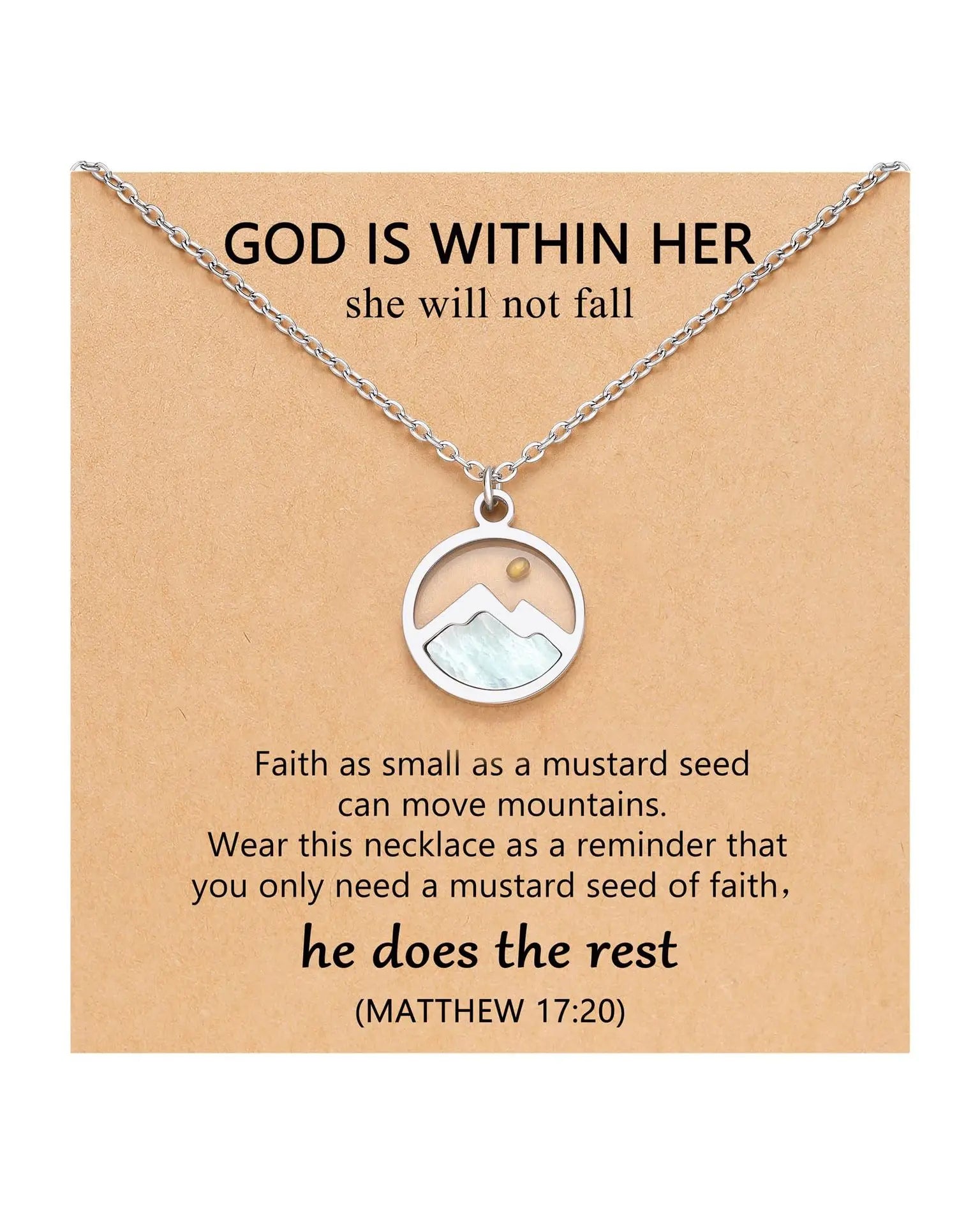 Mustard Seed Faith Necklace
