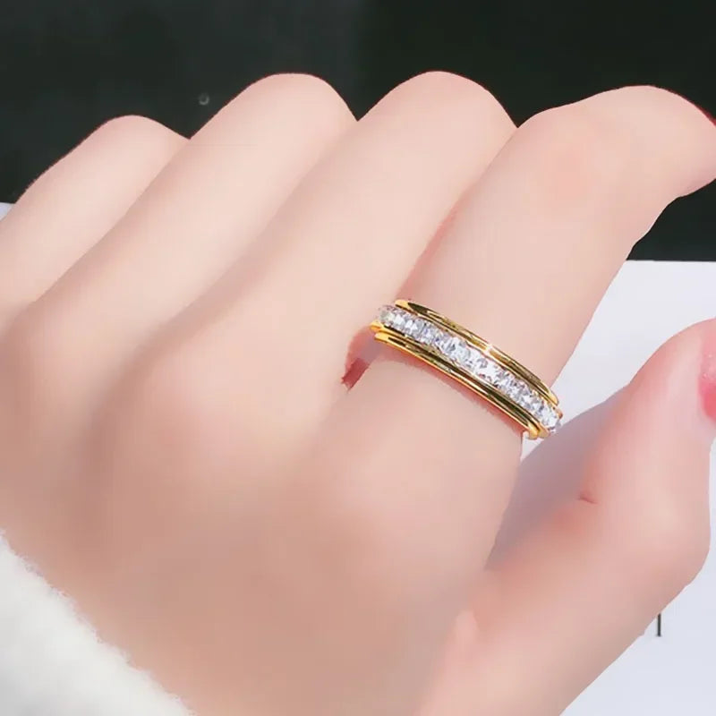 Women's Turnable Anxiety Relief Ring