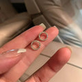 Simple Crystal Circle Pendant