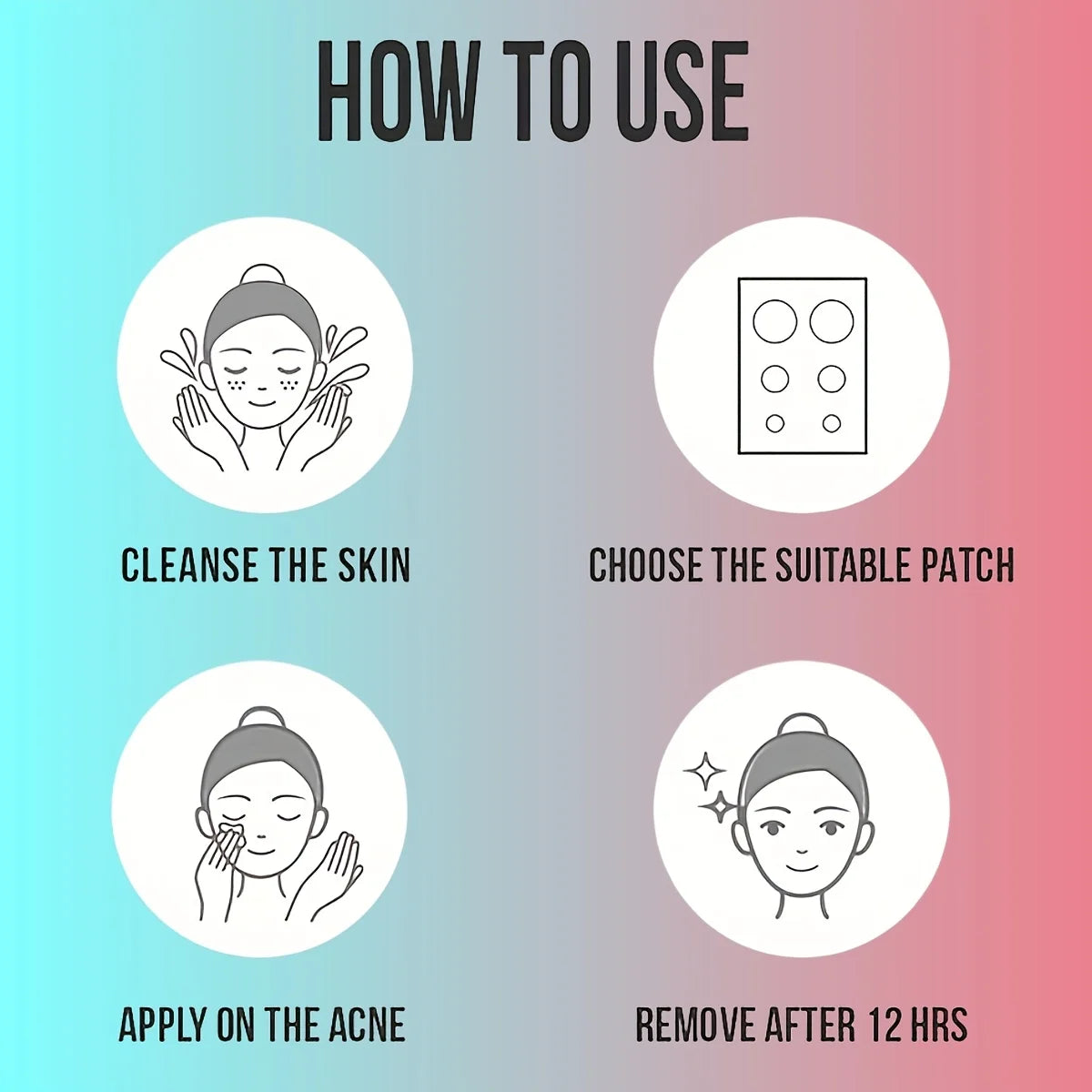 432 Pack Aesthetic Pimple Patches