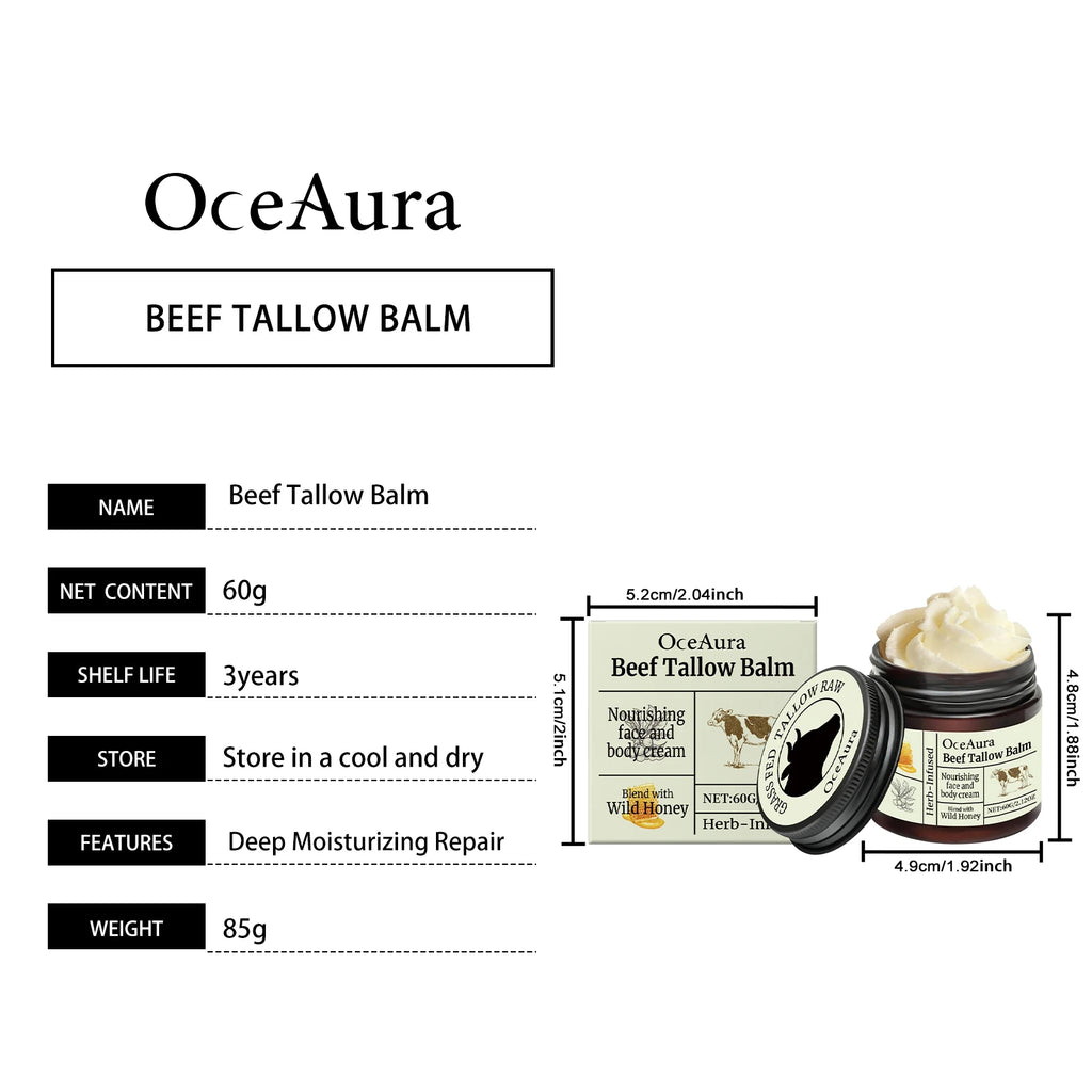 60g Beef Tallow Moisturizer