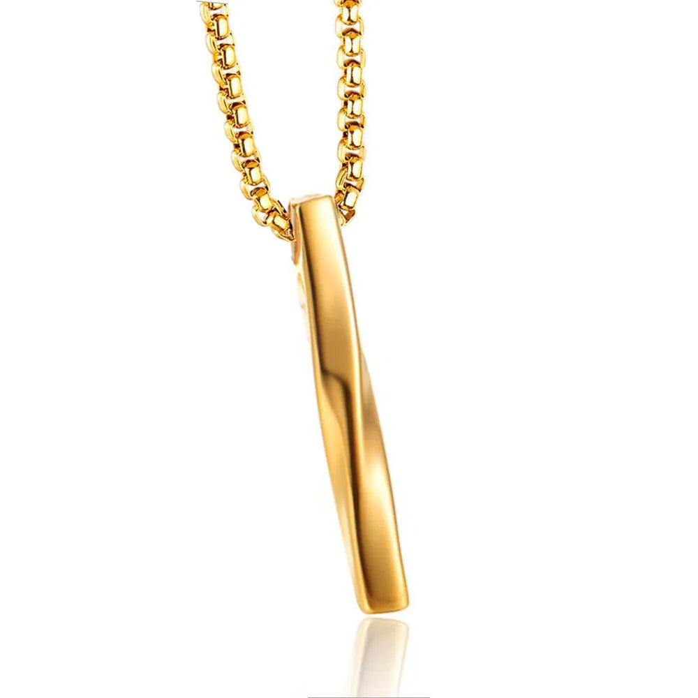 Men’s Spiral Pendant Necklace