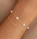 Gold Pearl Bracelets for Women