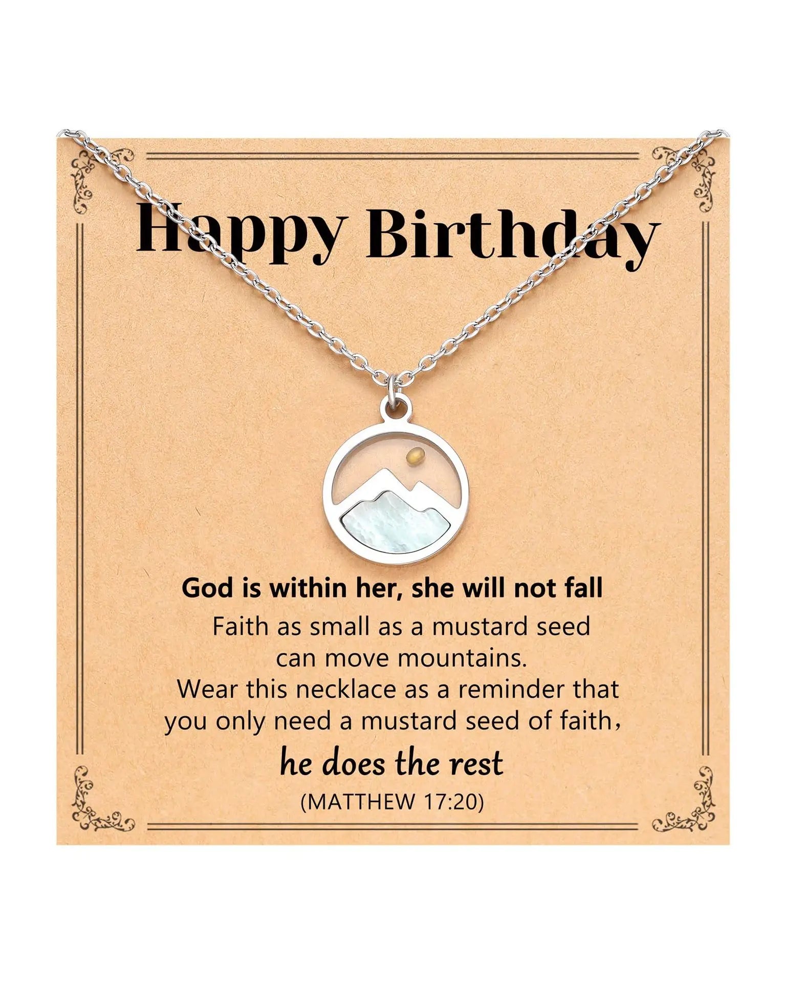 Mustard Seed Faith Necklace