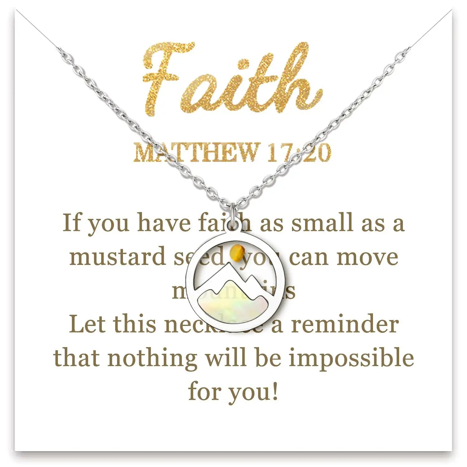 Mustard Seed Faith Necklace