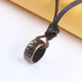 Men’s Necklace With Roman Numeral Pendant