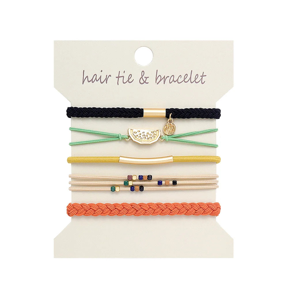 5 Pc Metallic Bohemian Style Bands