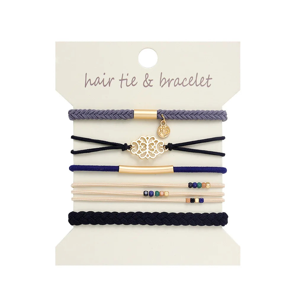 5 Pc Metallic Bohemian Style Bands